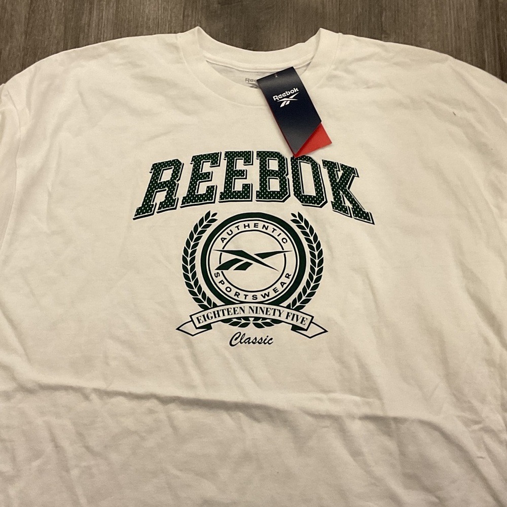 Reebok Men's White Classic Graphic Tee XL